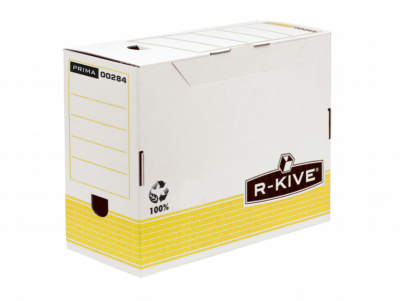 Fellowes 0028401 Белый, Желтый файловая коробка/архивный органайзер