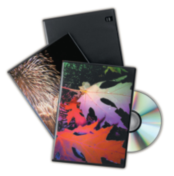 Fellowes 9834001 DVD case 2дисков Черный чехлы для оптических дисков