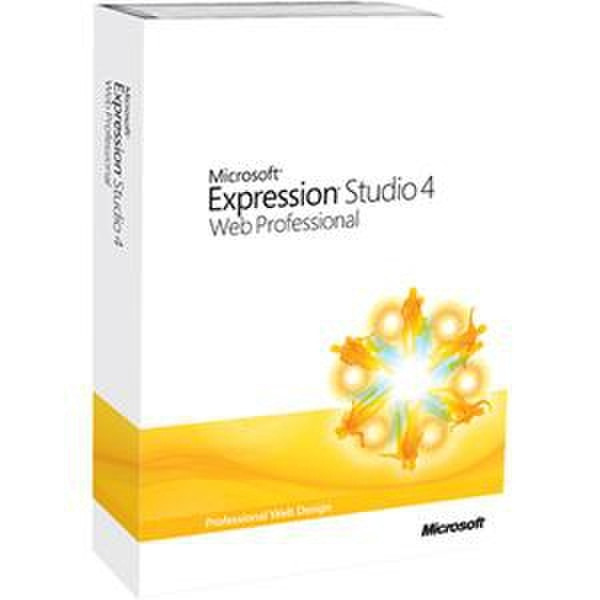 Microsoft Expression Studio 4 Web Professional, UPG, DVD, ESP