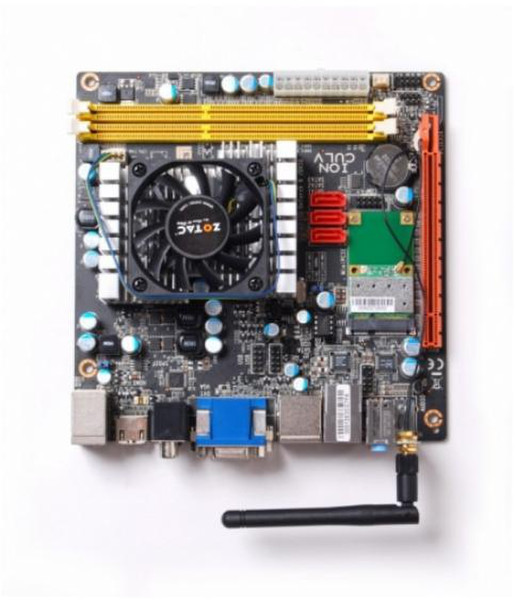 Zotac IONITX-N-E NVIDIA ION NA (integrated CPU) Mini ITX motherboard