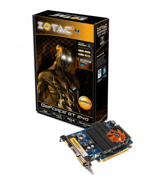 Zotac ZT-20409-10L GeForce GT 240 1GB GDDR2 graphics card