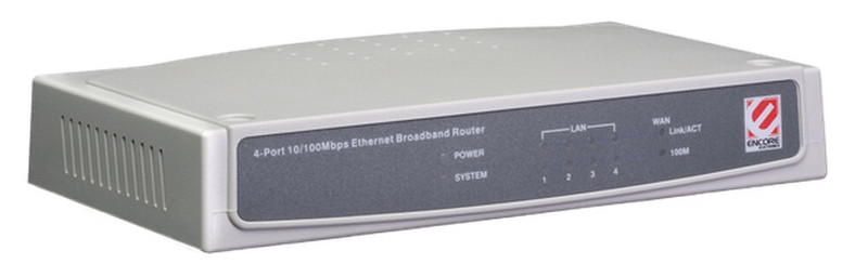 ENCORE ENRTR-104 Schnelles Ethernet WLAN-Router