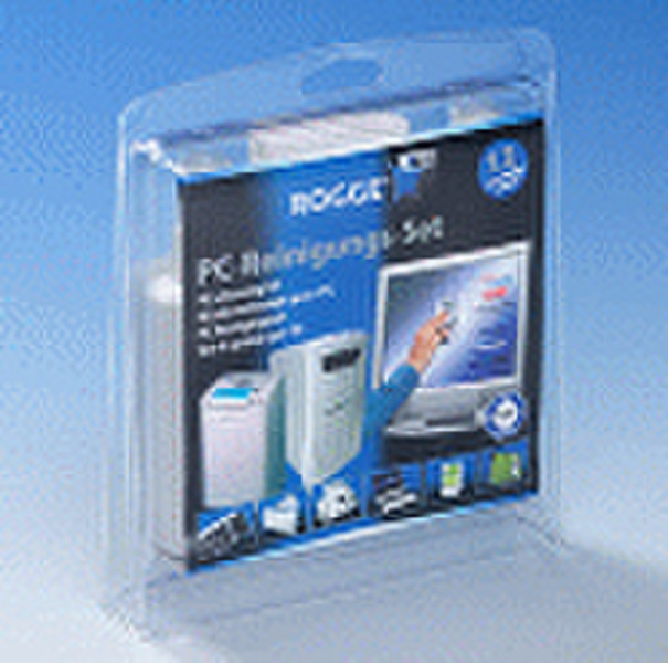 Rogge 325070 Screens/Plastics Equipment cleansing wet/dry cloths & liquid equipment cleansing kit