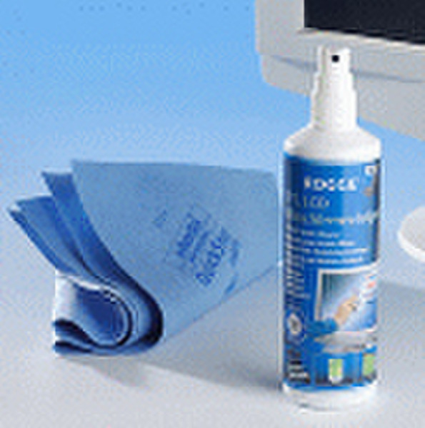 Rogge 325350 LCD/TFT/Plasma Equipment cleansing wet/dry cloths & liquid equipment cleansing kit