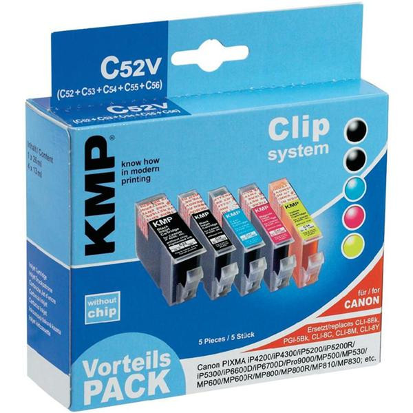KMP C52V Black,Cyan,Magenta,Yellow ink cartridge