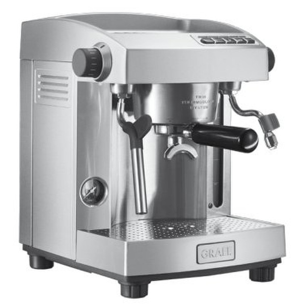 Graef ES 90 Отдельностоящий Руководство Espresso machine 3л Нержавеющая сталь