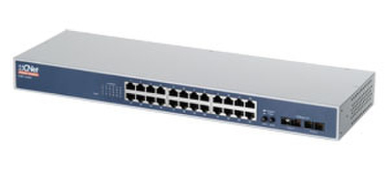 Cnet CSH-2402S Unmanaged Blue network switch
