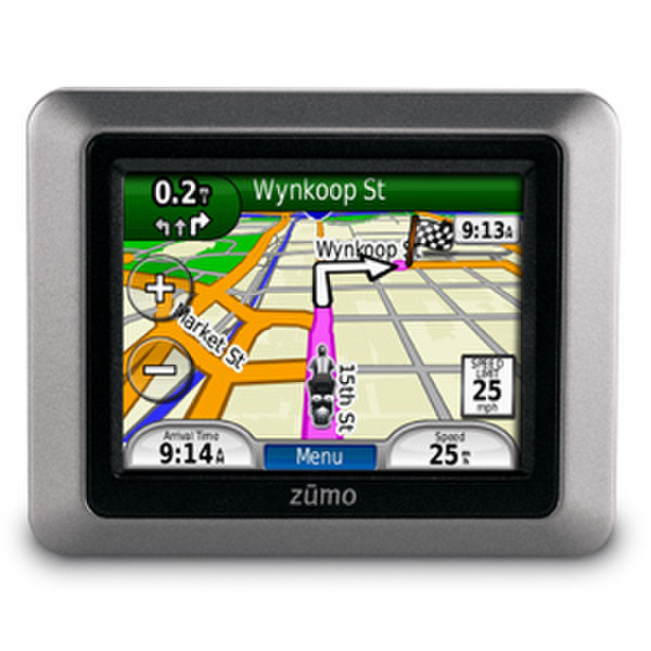 Garmin Zūmo 220 + Scala Rider Solo Фиксированный 3.5