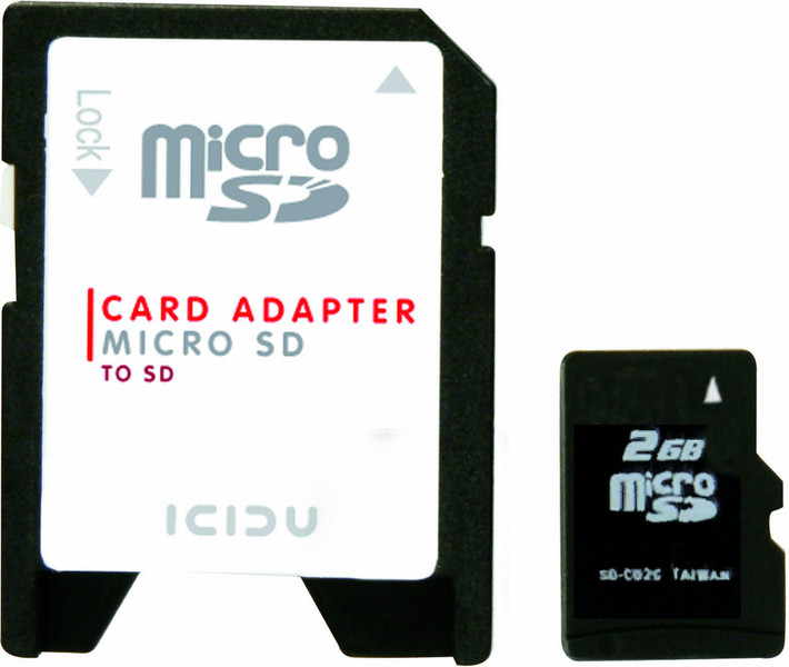 ICIDU Micro Secure Digital 2GB 2ГБ MicroSD карта памяти