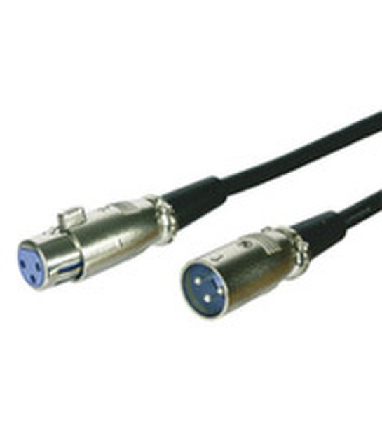 Microconnect XLRMF2 2m Black audio cable