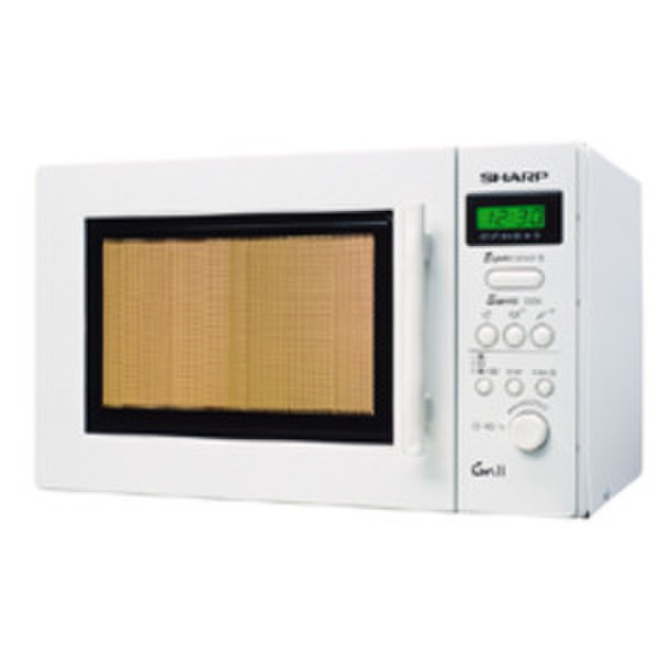 Sharp R64W 18L 800W White microwave