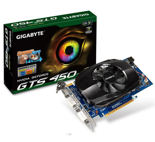 Gigabyte GV-N450-1GI GeForce GTS 450 1GB GDDR5 Grafikkarte