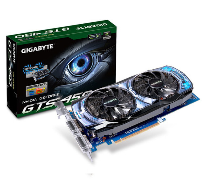 Gigabyte GV-N450OC-1GI GeForce GTS 450 1GB GDDR5 Grafikkarte