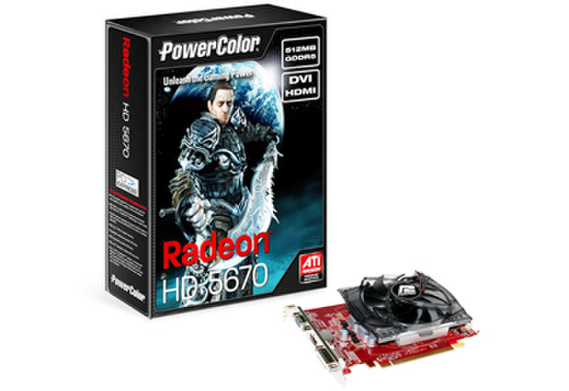 PowerColor Radeon HD5670 1ГБ GDDR5