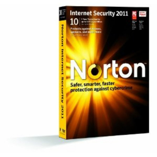Symantec Norton Internet Security 2011 1user(s) 1year(s) English