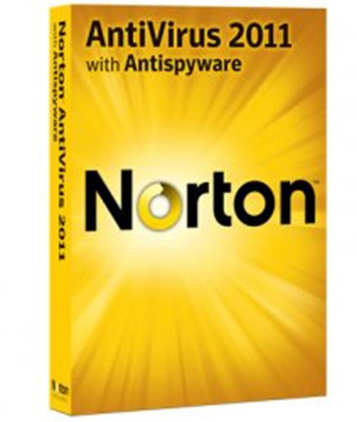 Symantec Norton AntiVirus 2011 1user(s) 1year(s) English