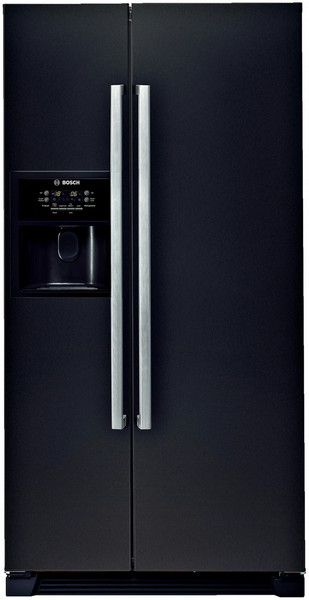 Bosch KAN58A55 Отдельностоящий 531л A+ Черный side-by-side холодильник