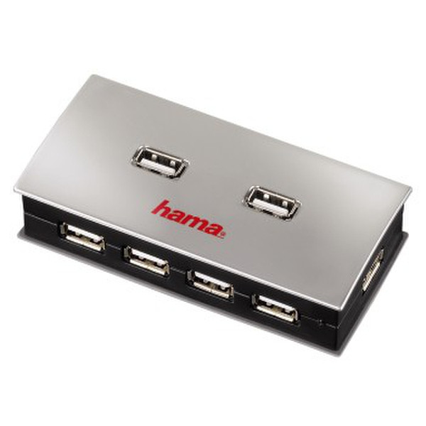 Hama 00039834 480Mbit/s Black,Silver interface hub