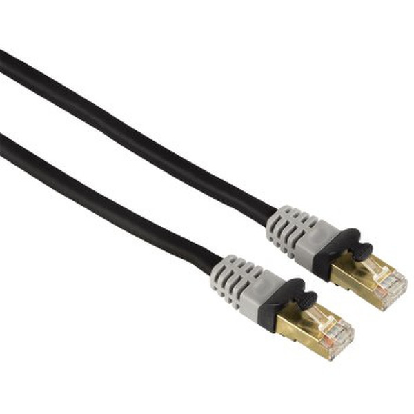 Hama 7.5m Cat 6 7.5м Черный сетевой кабель
