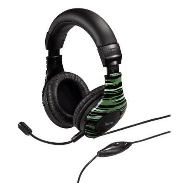 Hama 00062887 Binaural Head-band Green headset