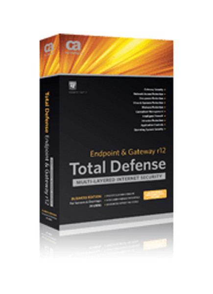 CA Total Defense Endpoint & Gateway r12, OLP, 1-49u, 2Y EntMnt, CmptUPG, ML 1 - 49пользов. 2лет Мультиязычный