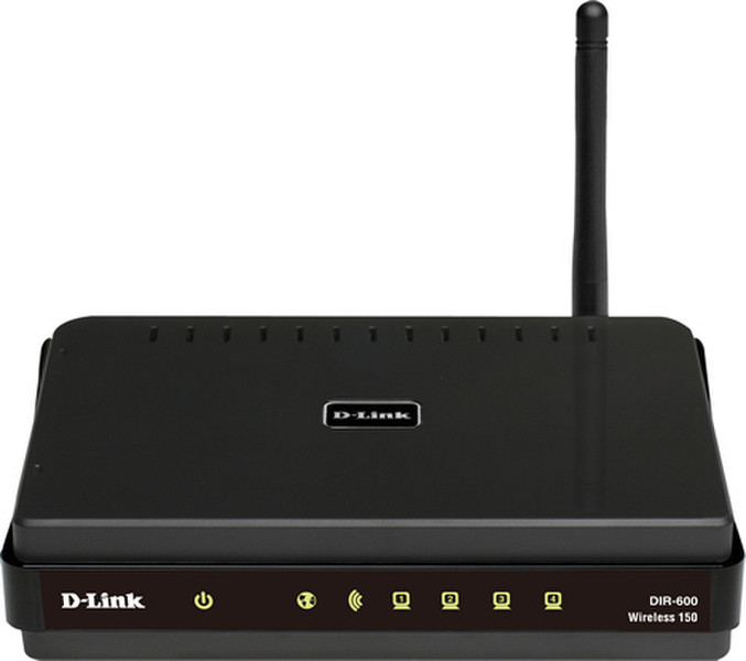 D-Link DIR-600 Fast Ethernet Black wireless router