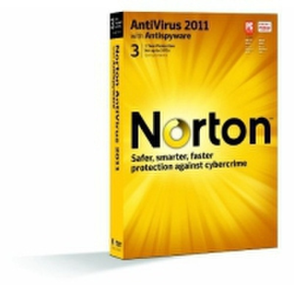 Symantec Norton Antivirus 2011 1user(s) 1year(s)