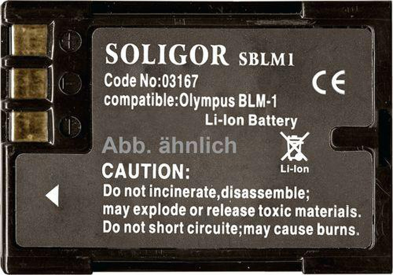 Soligor 03167 Литий-ионная (Li-Ion) 1500мА·ч 7.4В аккумуляторная батарея