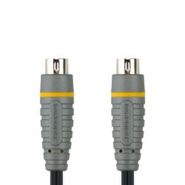 Bandridge BVL6605 5м S-Video (4-pin) S-Video (4-pin) Черный, Серый S-video кабель