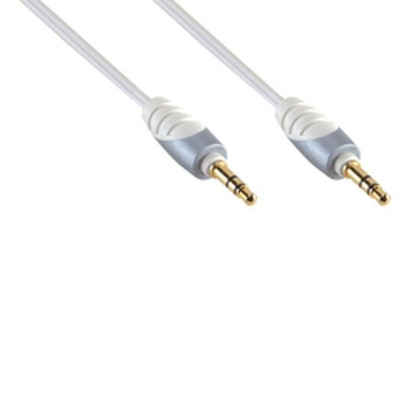 Bandridge SIP3302 2м 3,5 мм 3,5 мм Серый, Белый аудио кабель
