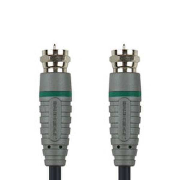 Bandridge BVL9005 5m 1x F 1x F Black coaxial cable