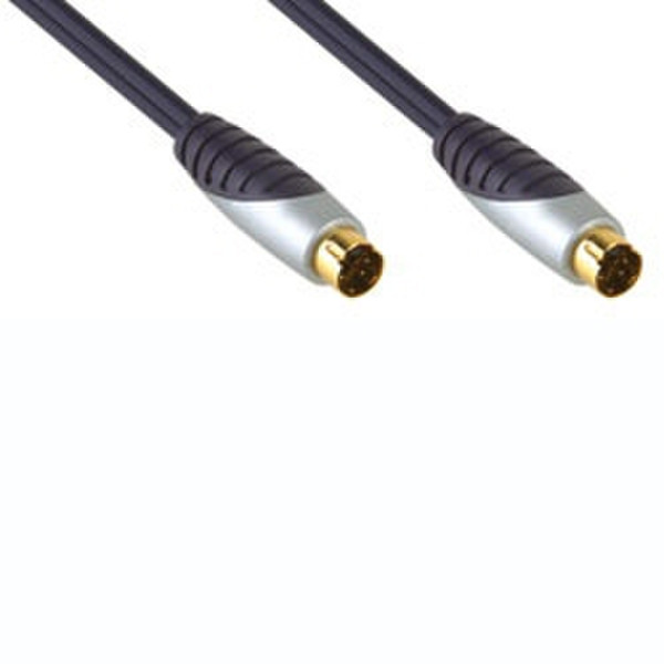 Bandridge SVL6602 2м S-Video (4-pin) S-Video (4-pin) Черный, Серый S-video кабель