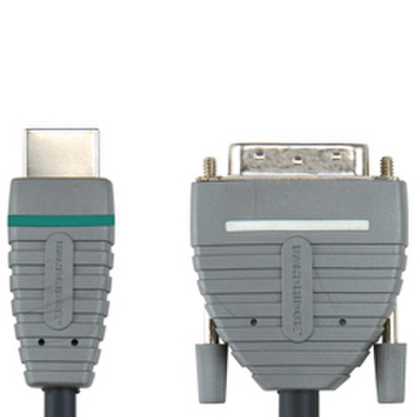 Bandridge BVL1105 5m HDMI Schwarz, Grau Videokabel-Adapter