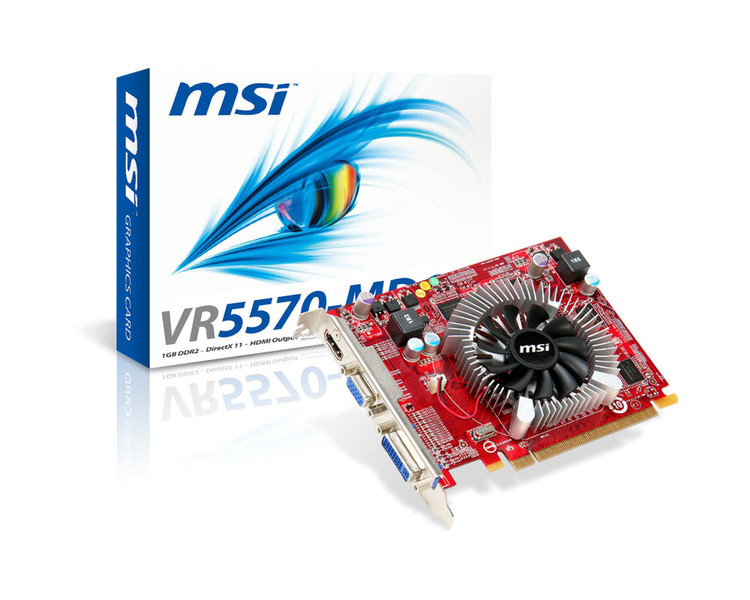 MSI VR5570-MD1G 1ГБ GDDR2 видеокарта