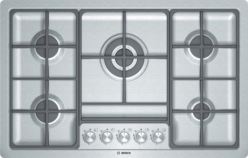 Bosch PCF815FNL Встроенный Gas hob Нержавеющая сталь плита