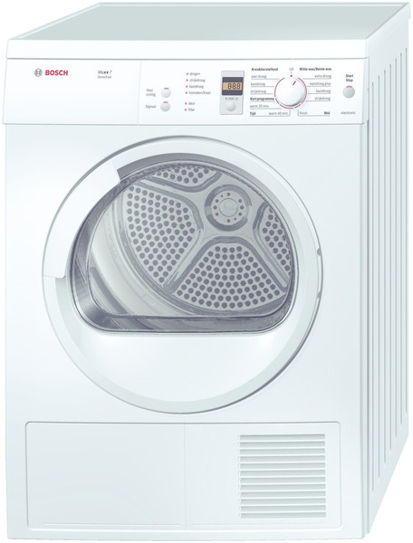 Bosch WTV76300NL freestanding Front-load 7kg C White tumble dryer