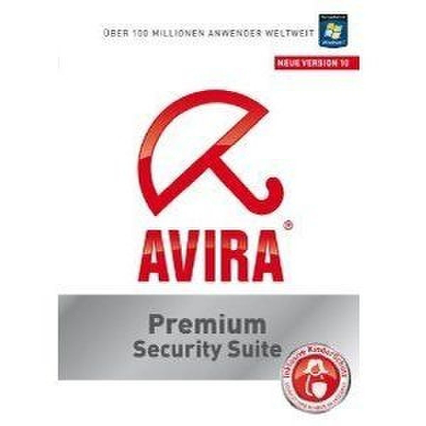 Avira Premium Security Suite (OTC) 1 year 1 User Version 1пользов. 1лет