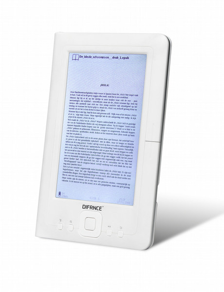 Difrnce EB510TFT 5Zoll 4GB Weiß eBook-Reader