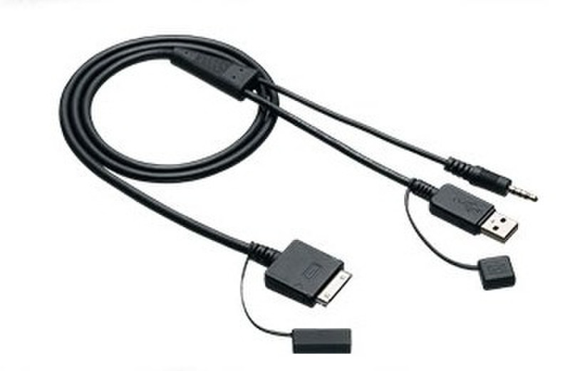 JVC KS-U29 USB 3.5mm Schwarz Handykabel