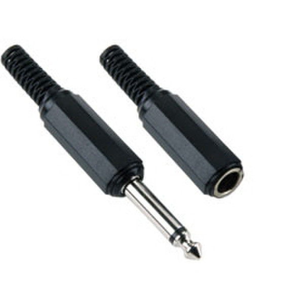 Bandridge BPP500 1x 6.3mm M, 1x 6.3mm FM Black wire connector