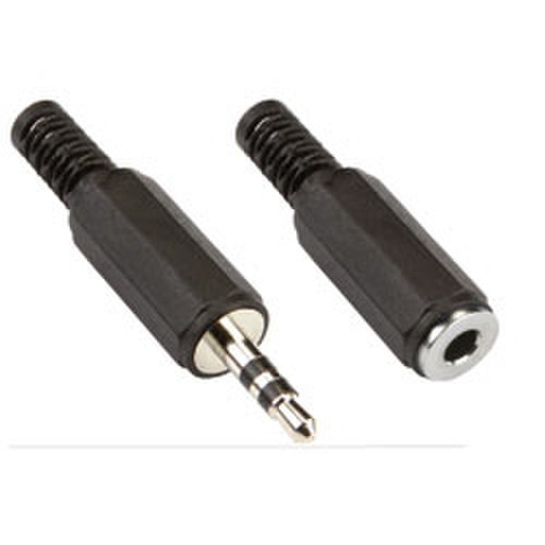 Bandridge BPP400 1x 3.5mm M, 1x 3.5mm FM Black wire connector