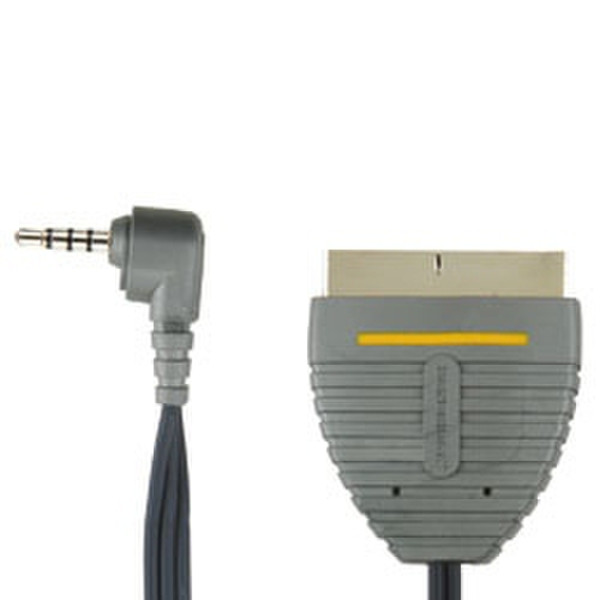 Bandridge BVL4402 2m 3.5mm SCART (21-pin) Black,Grey video cable adapter