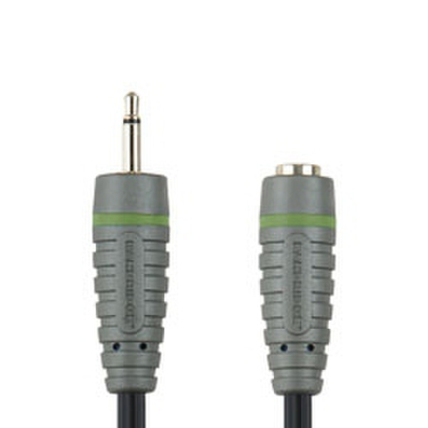 Bandridge BAL3103 3m 3.5mm 3.5mm Black,Grey audio cable