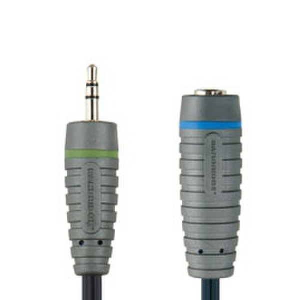 Bandridge BAL3700 0.2m 3.5mm 6.35mm Black,Grey audio cable