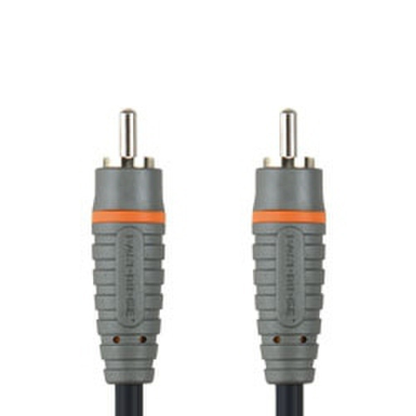 Bandridge BAL4800 0.5m RCA RCA Schwarz, Grau Audio-Kabel