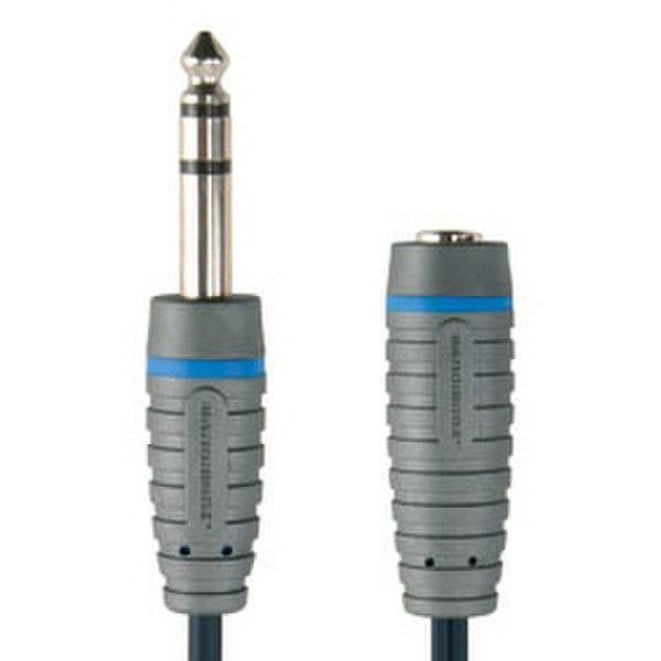 Bandridge BAL6605 5m 6.35mm 6.35mm Black,Grey audio cable