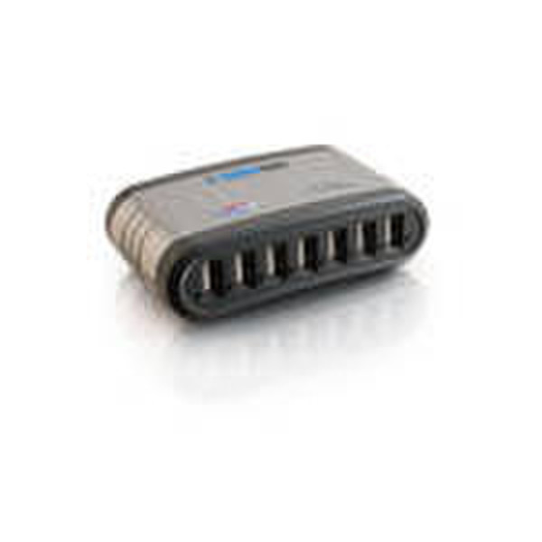 C2G 7-Port USB 2.0 Hub 480Мбит/с Серый хаб-разветвитель