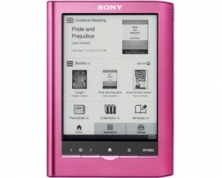 Sony PRS350 5Zoll 2GB Pink eBook-Reader