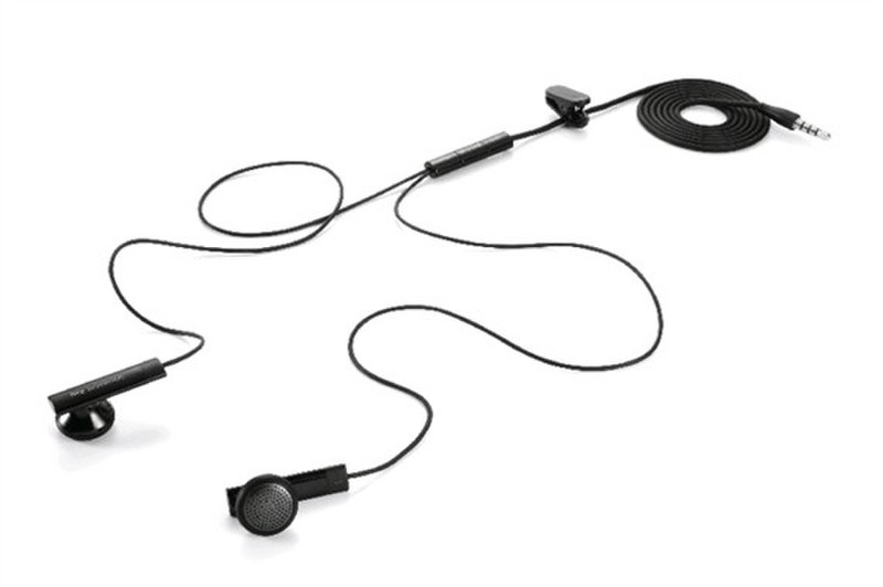 HTC 36H00880-12M Binaural Wired Black mobile headset