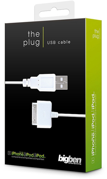 Bigben Interactive BB284683 1.2m White USB cable